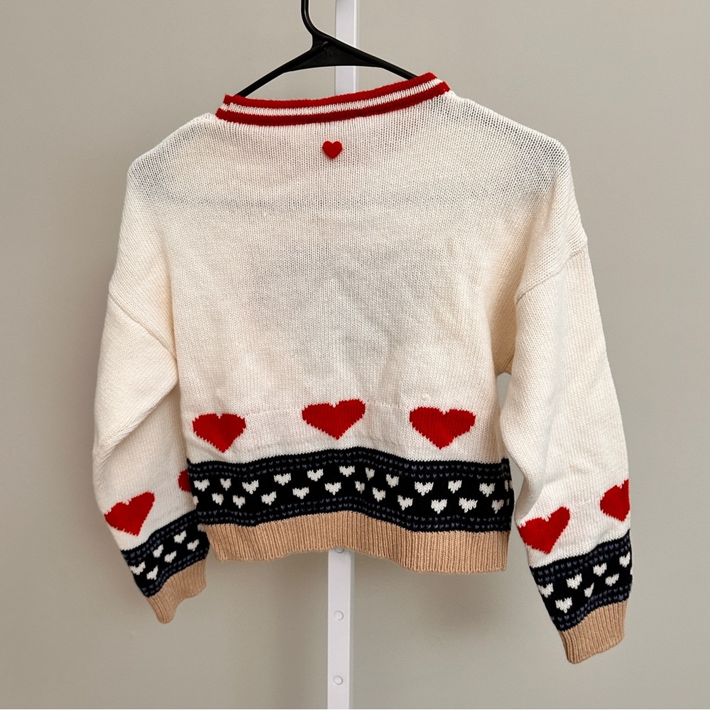MONNALISA
GIRLS IVORY WOOL KNIT SWEATER size 10 - Picture 3 of 5